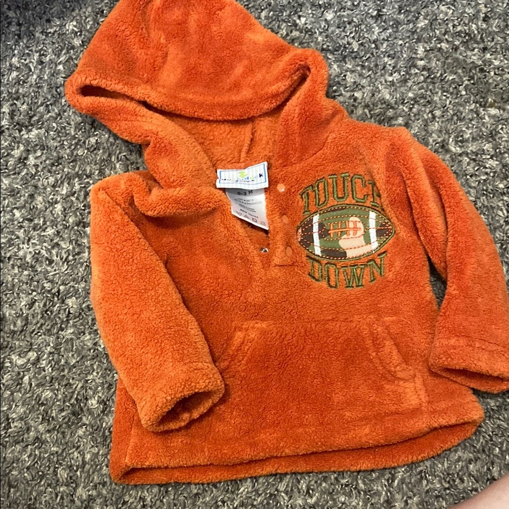 Touchdown Kids Orange Hoodie